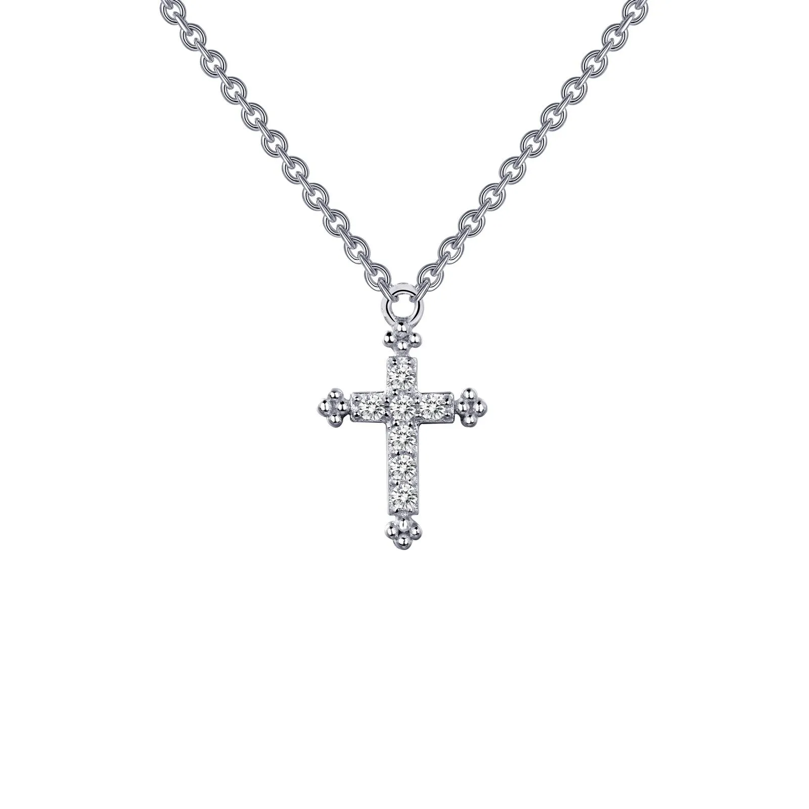 0.07 CTW Cross Necklace 9N023CLP18