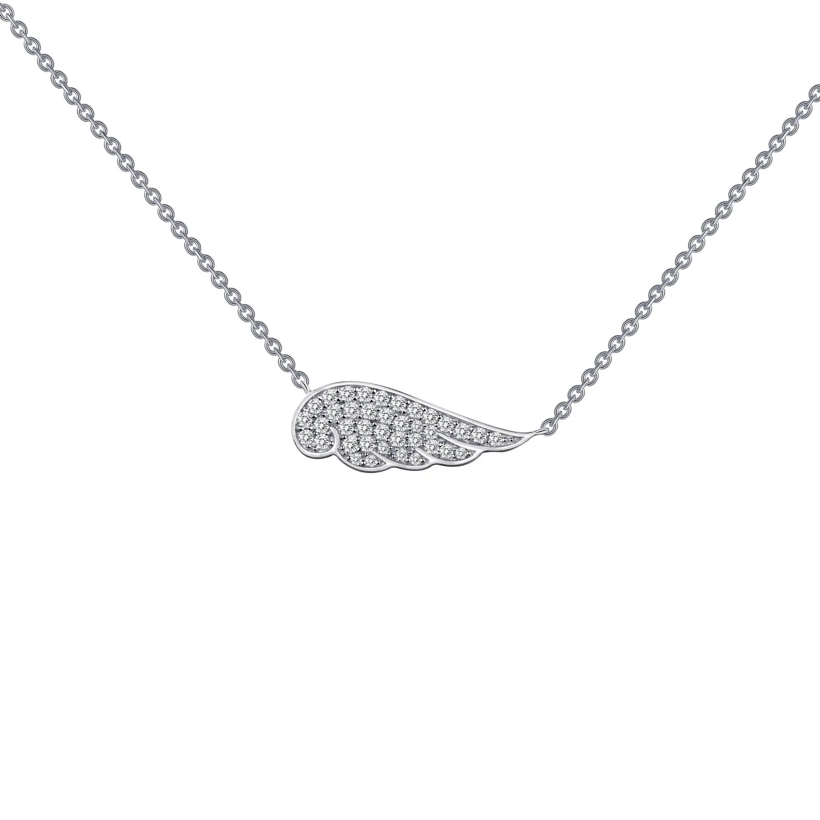 0.33 CTW Angel Wing Necklace N0018CLP18