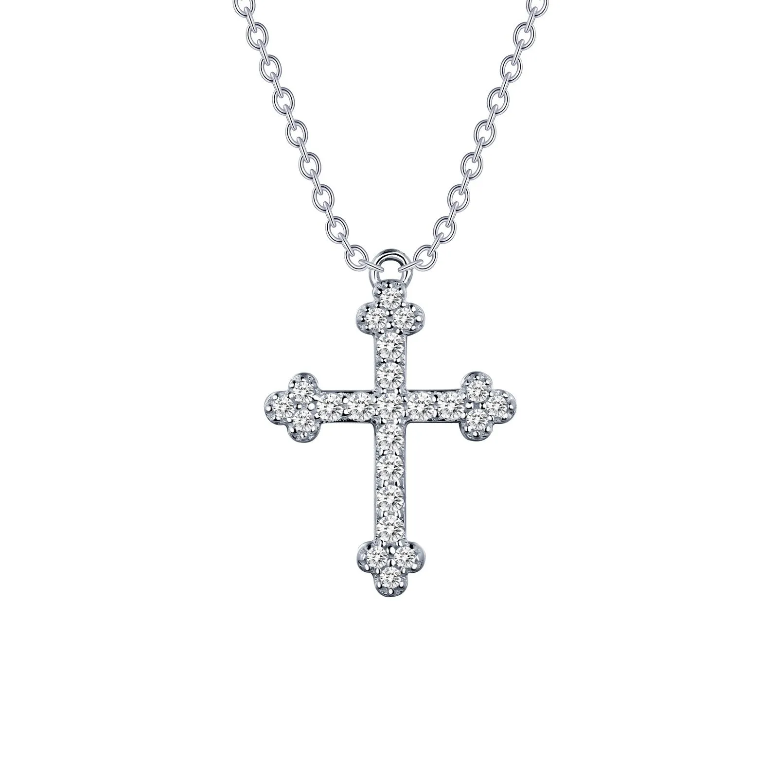 0.35 CTW Cross Necklace 9N025CLP18