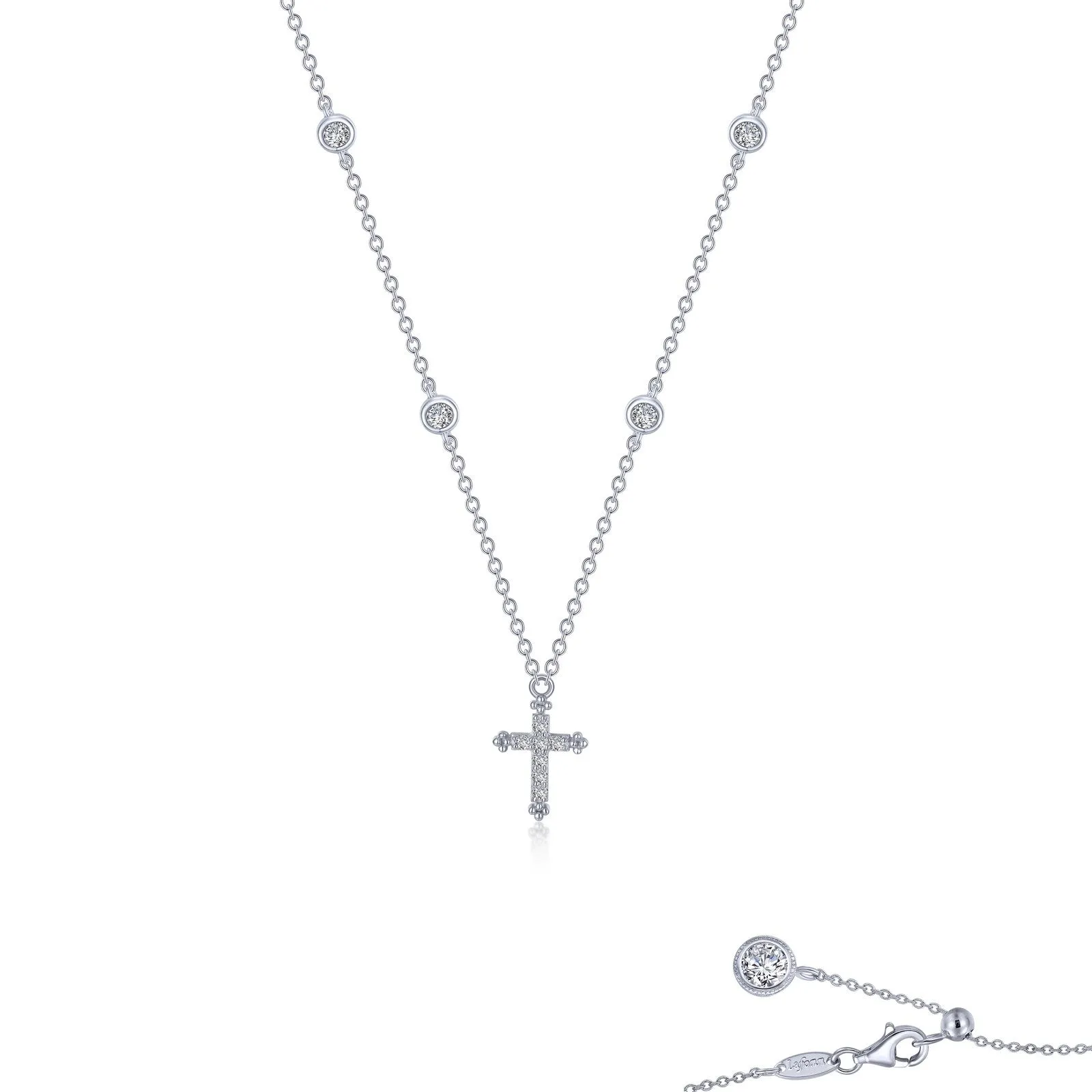 0.41 CTW Cross Necklace N0222CLP20