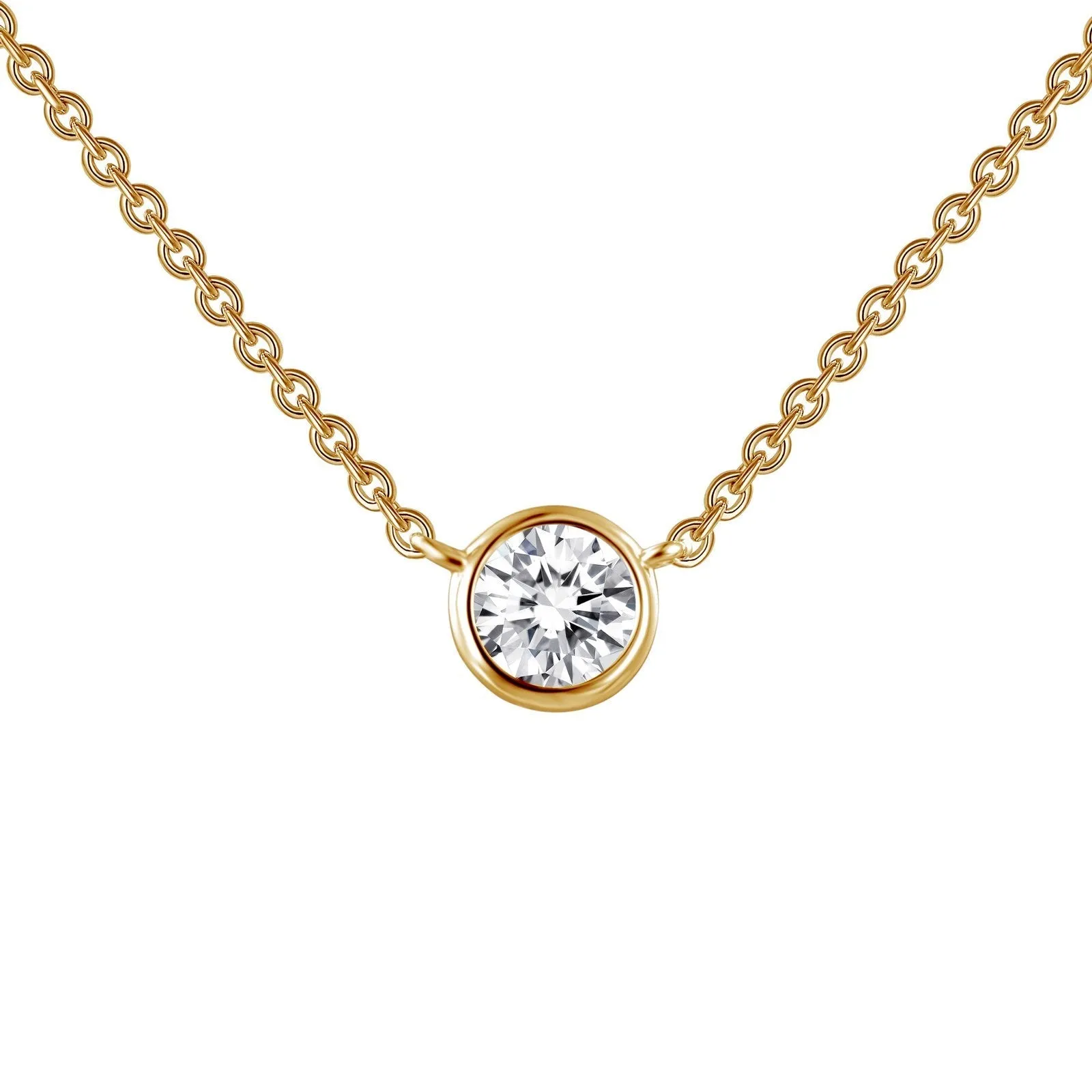 0.46 CTW Solitaire Necklace N0030CLG18