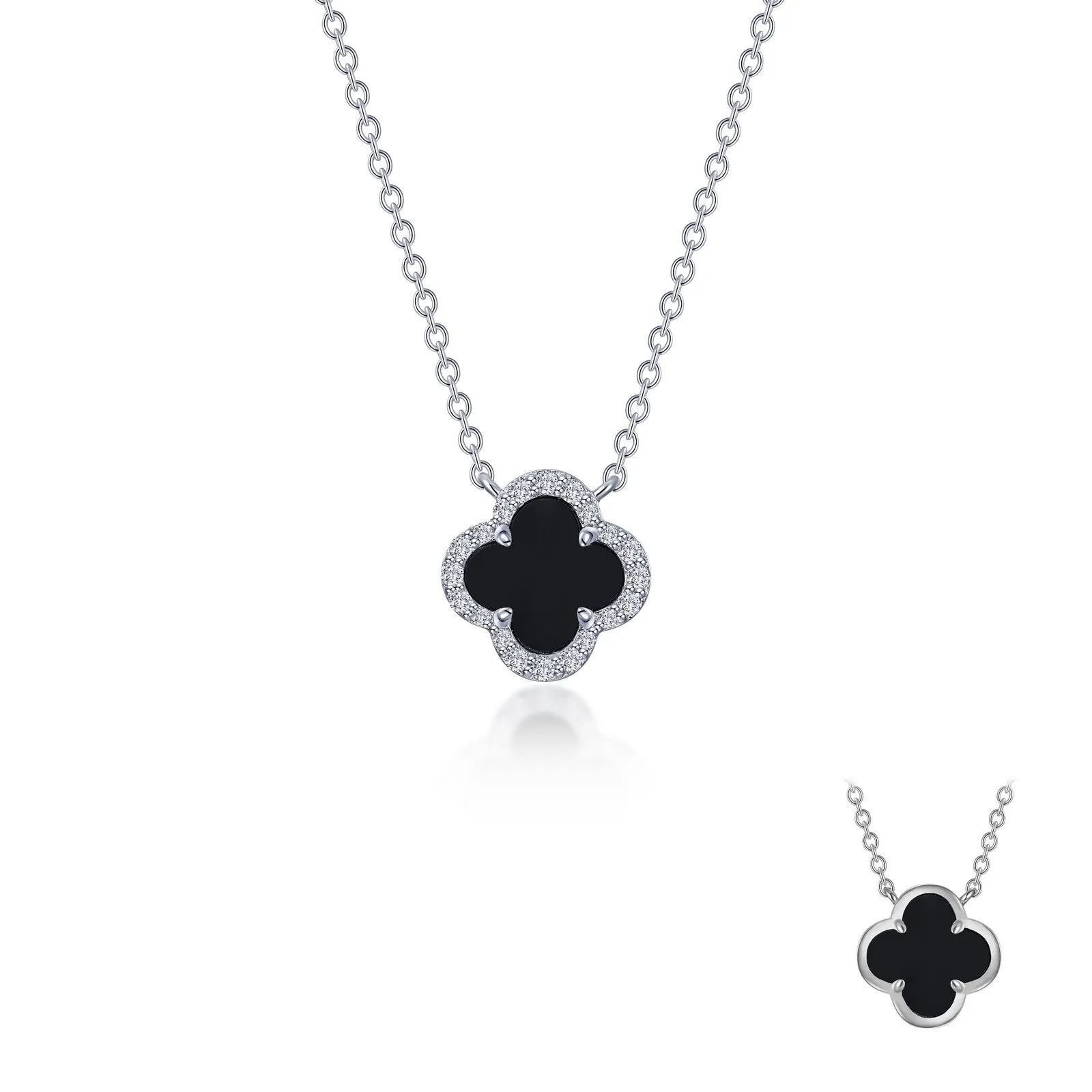 0.49 CTW Halo Necklace N0334OXP20