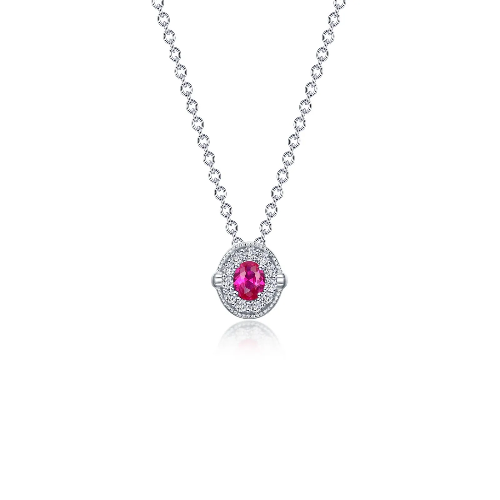 0.51 CTW Halo Necklace N0320CRP20