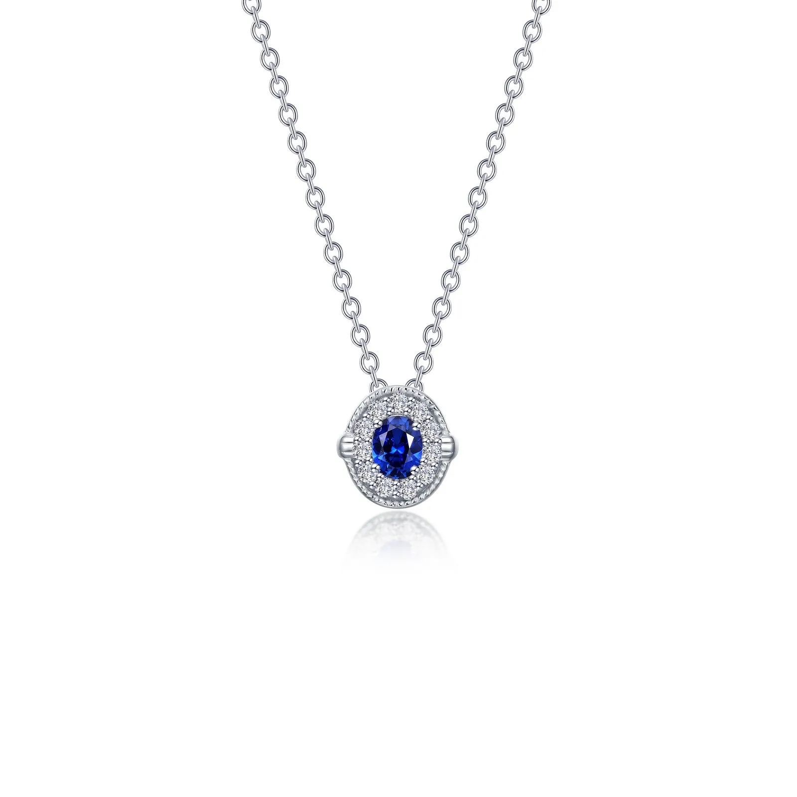 0.51 CTW Halo Necklace N0320CSP20