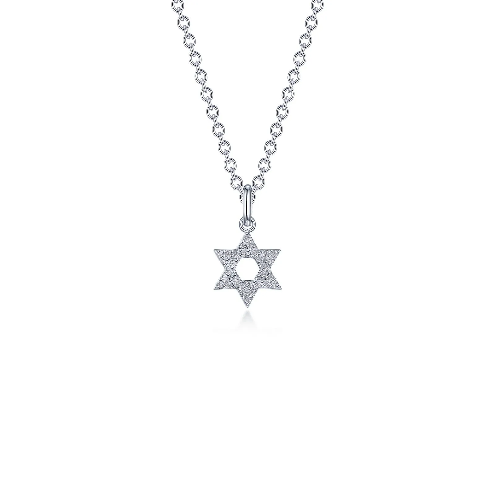 0.55 CTW Star of David Necklace N2028CLP20