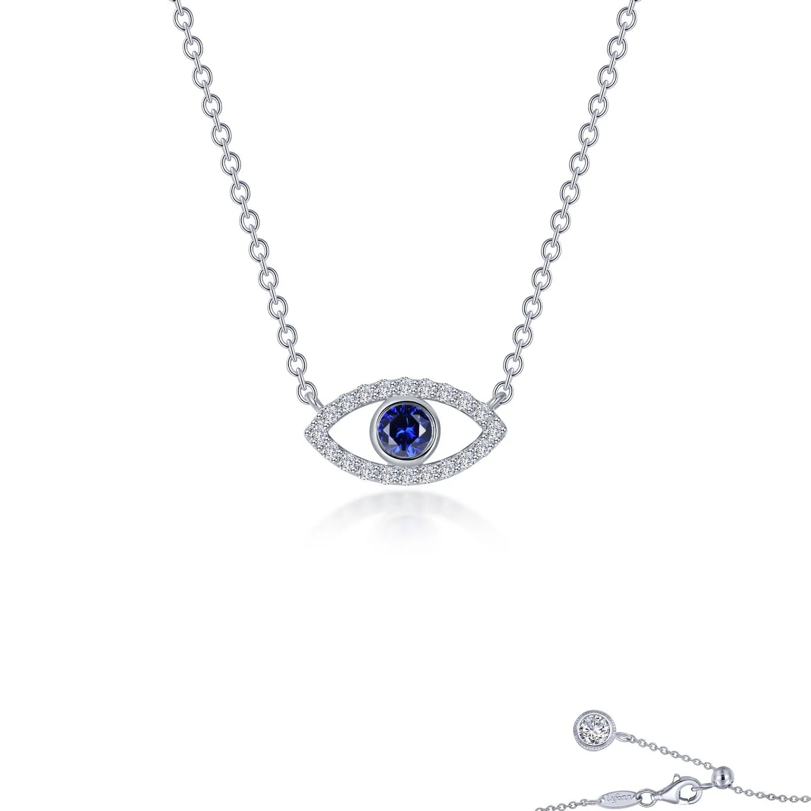 0.62 CTW Evil Eye Necklace SYN028SP20