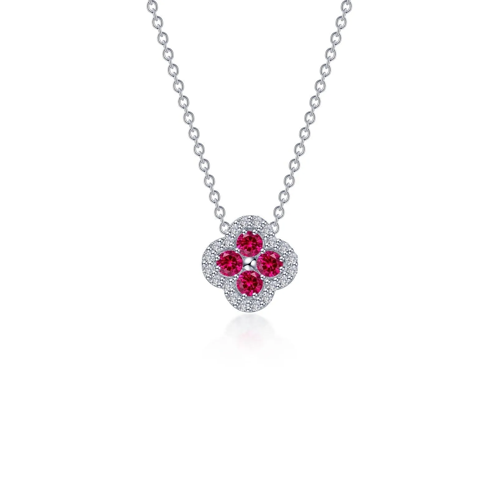 0.65 CTW Halo Necklace N0335CLP20