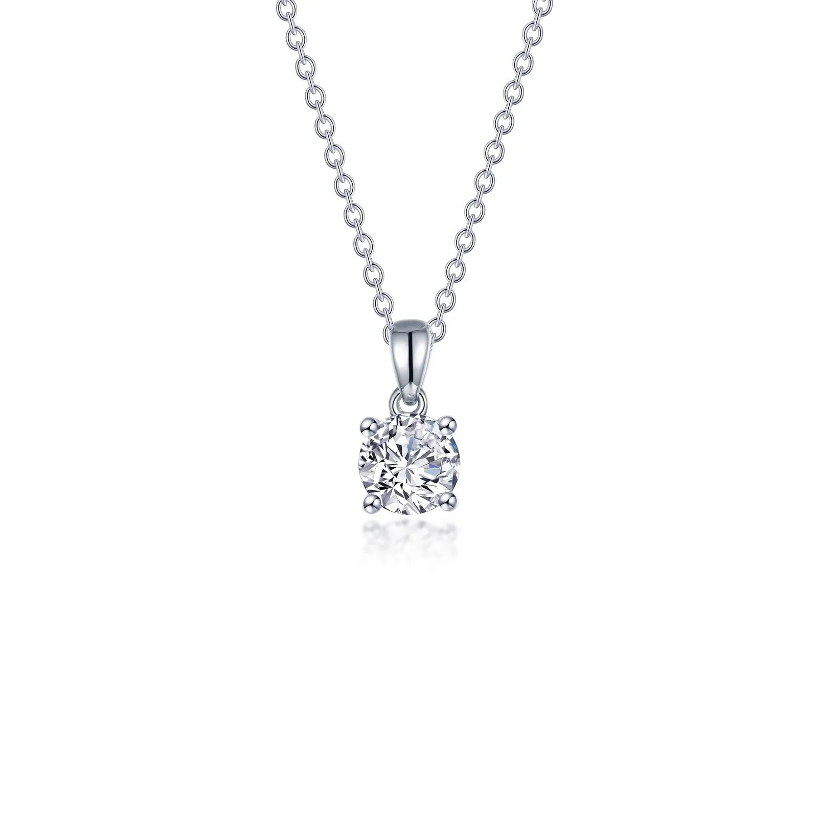 0.85 CTW 4-Prong Solitaire Necklace N0304CLP20