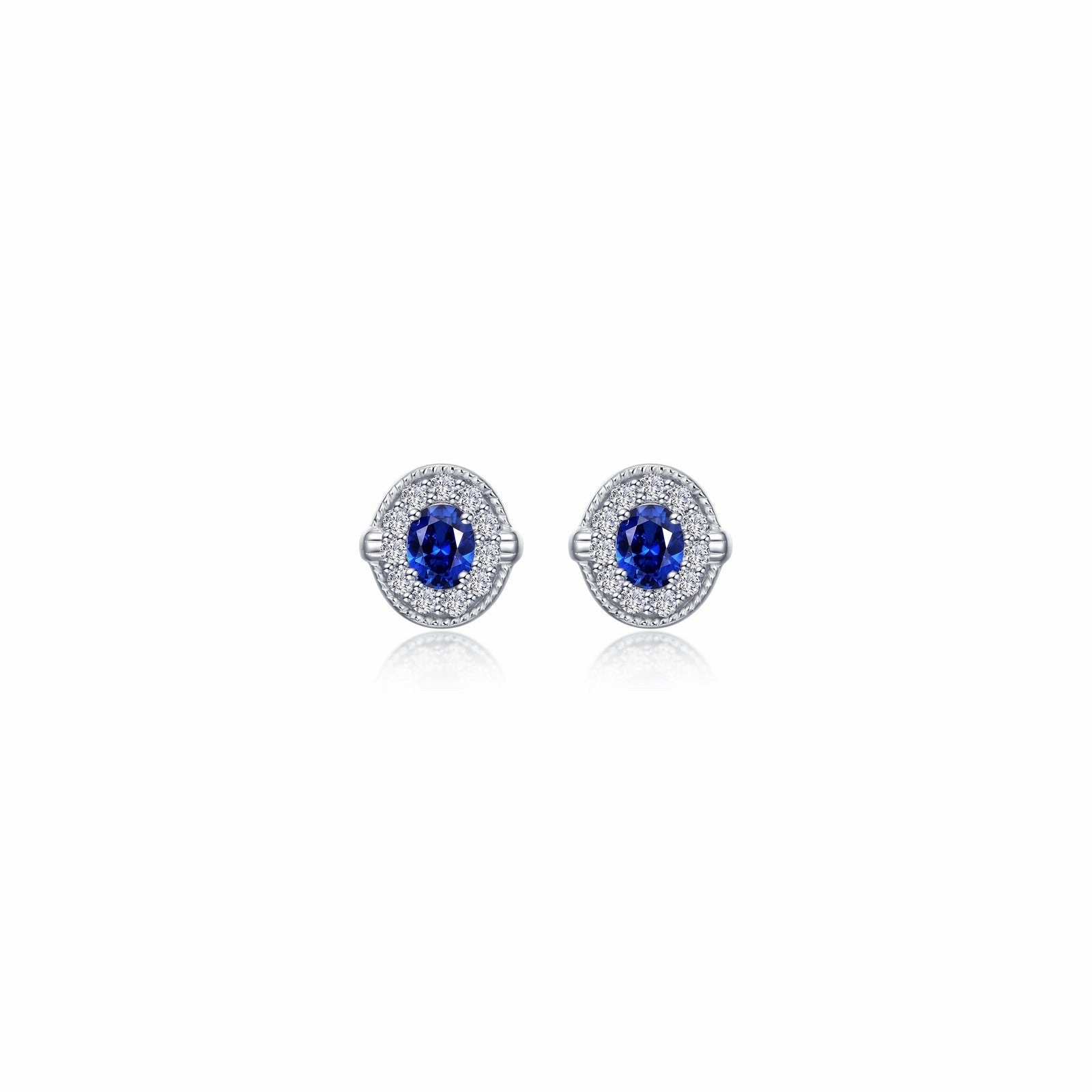 0.52 CTW Halo Stud Earrings E0592CSP00