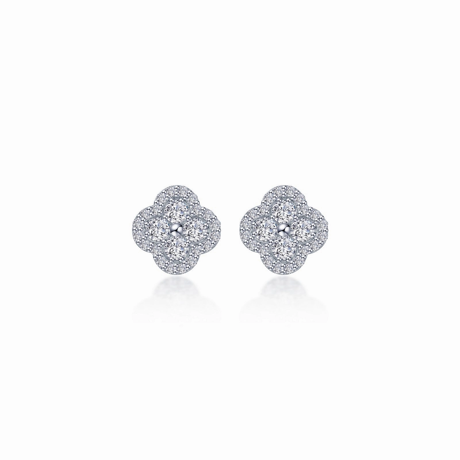 0.8 CTW Halo Stud Earrings E0610CLP00