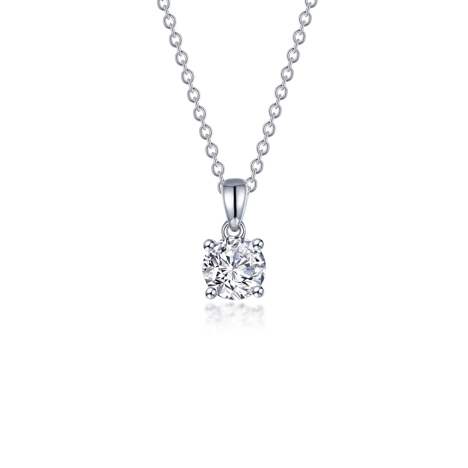 1 CTW 4-Prong Solitaire Necklace N0305CLP20