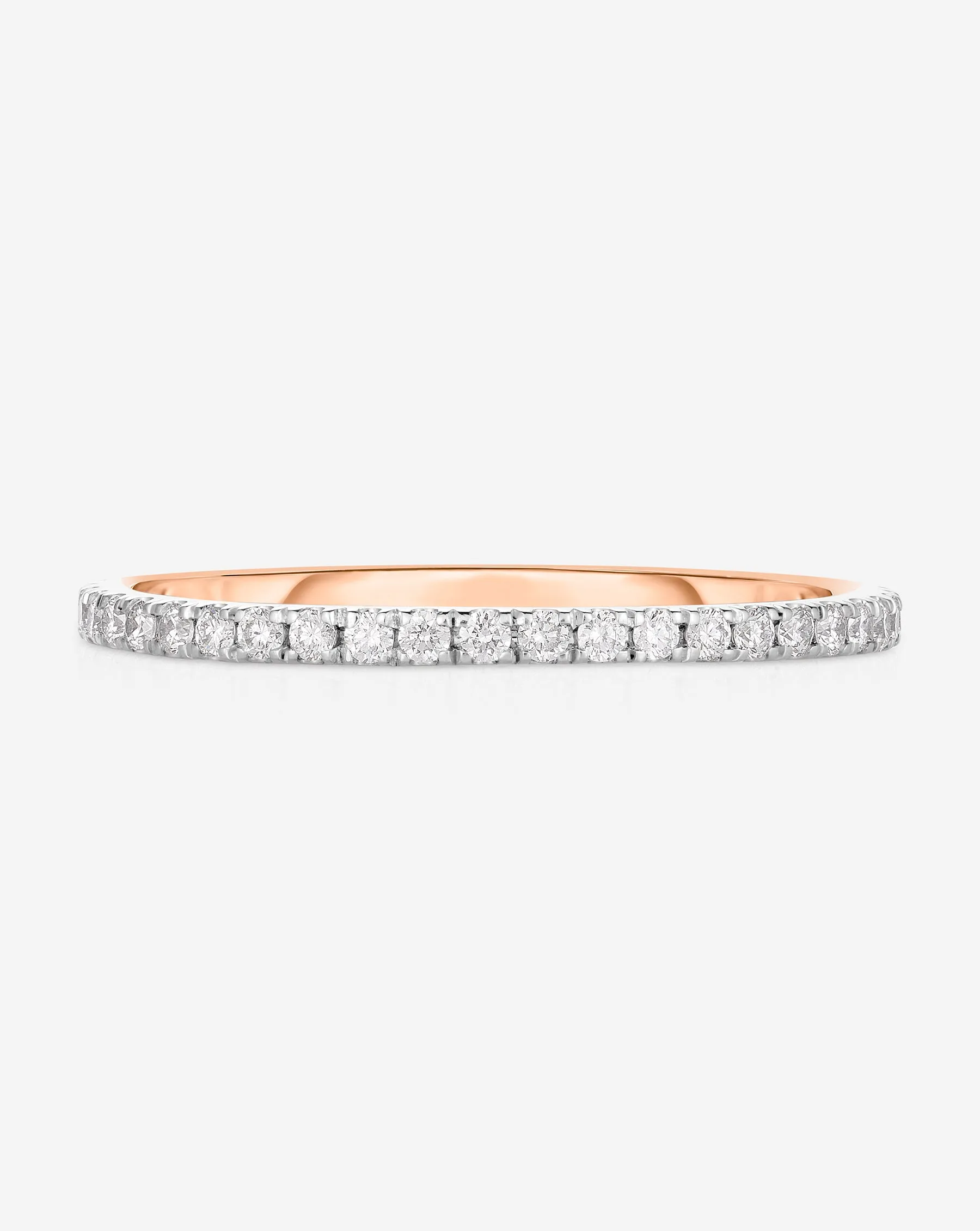 1.3 mm Perfect Pav Diamond Ring