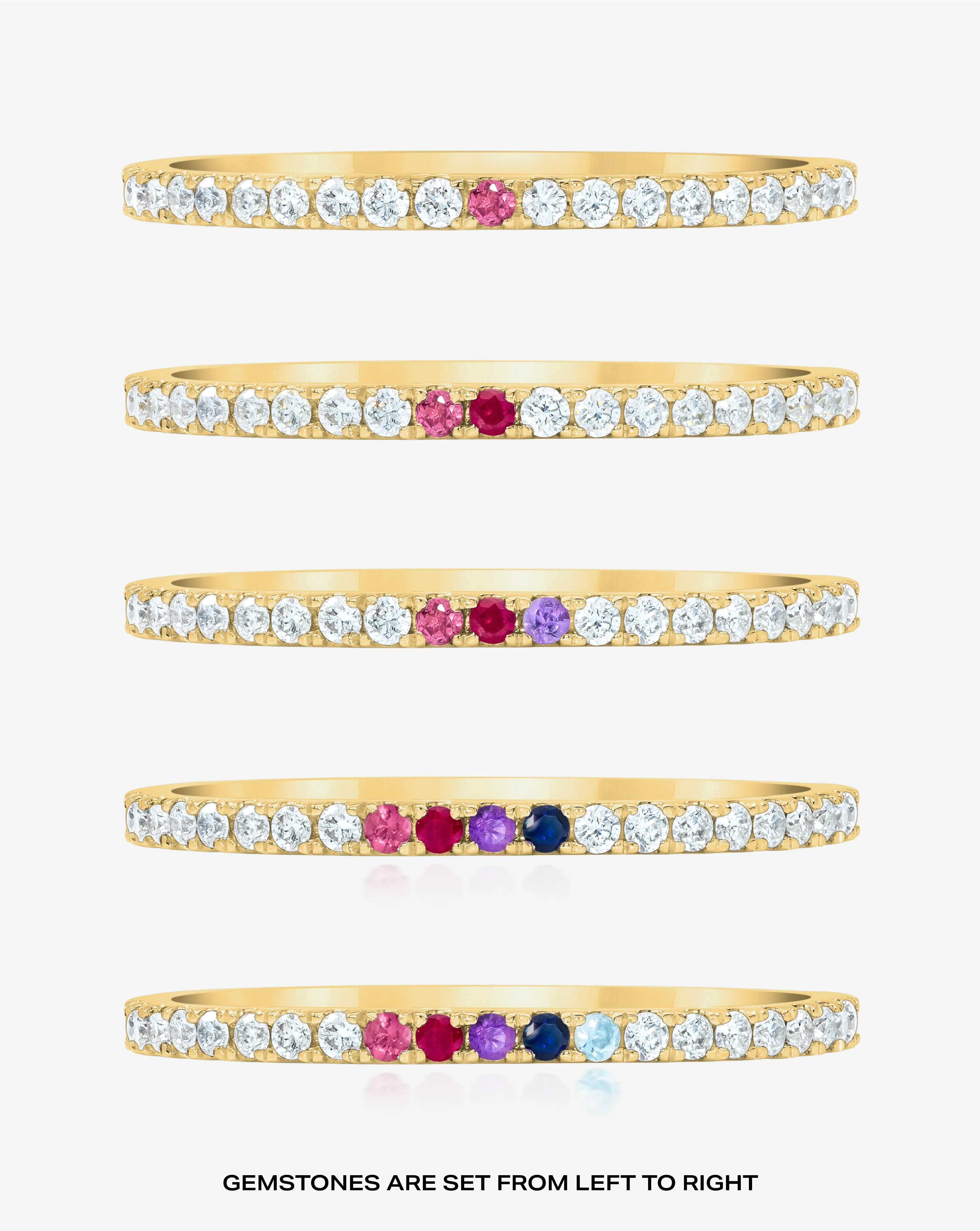 1.3 mm Personalized Perfect Pav Diamond Ring