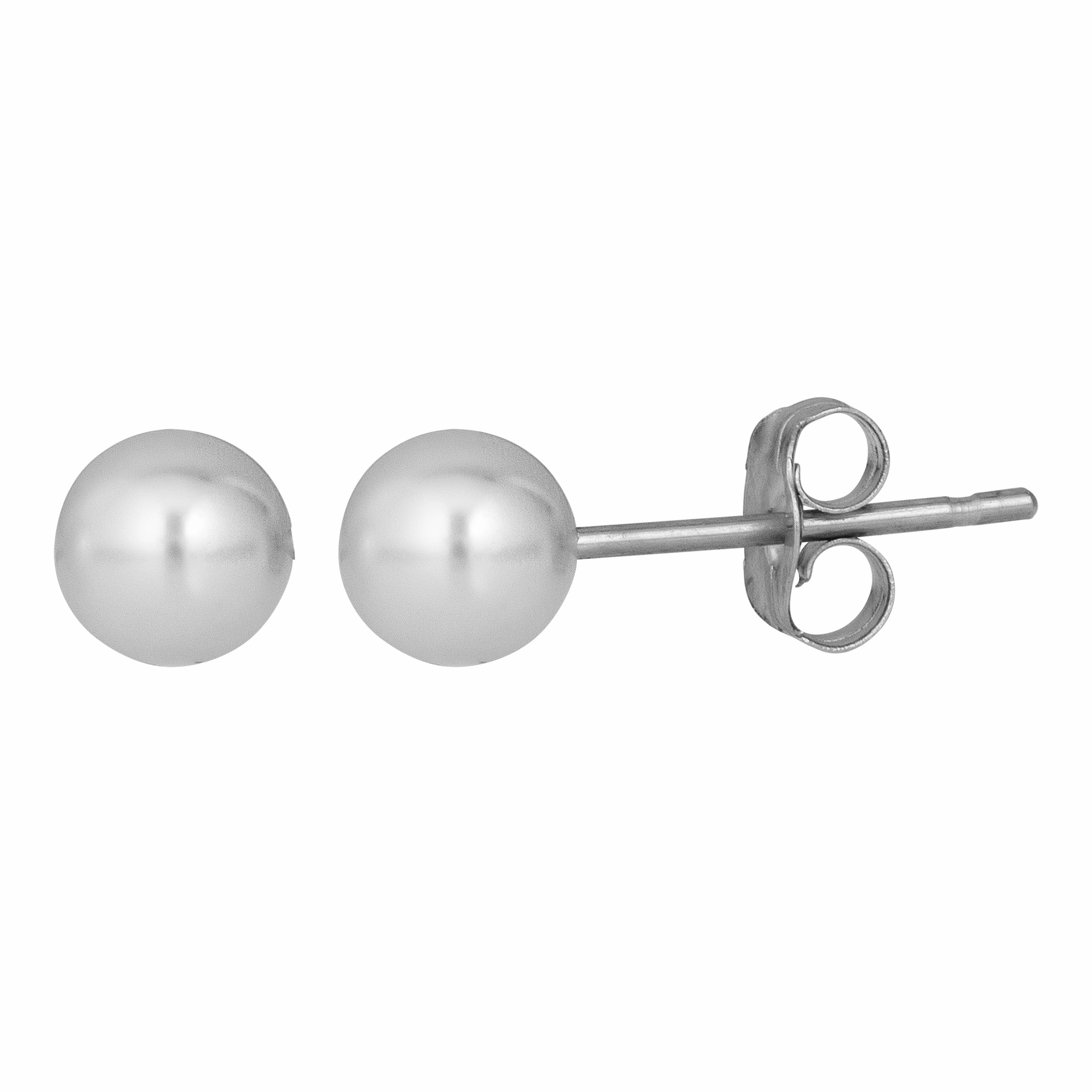 14K Gold Pearl Stud Earring