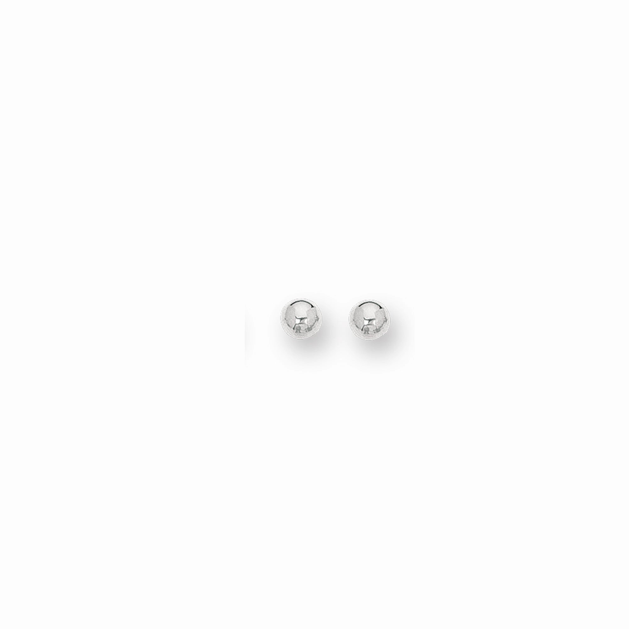 14K Gold Polished 10mm Post Earring