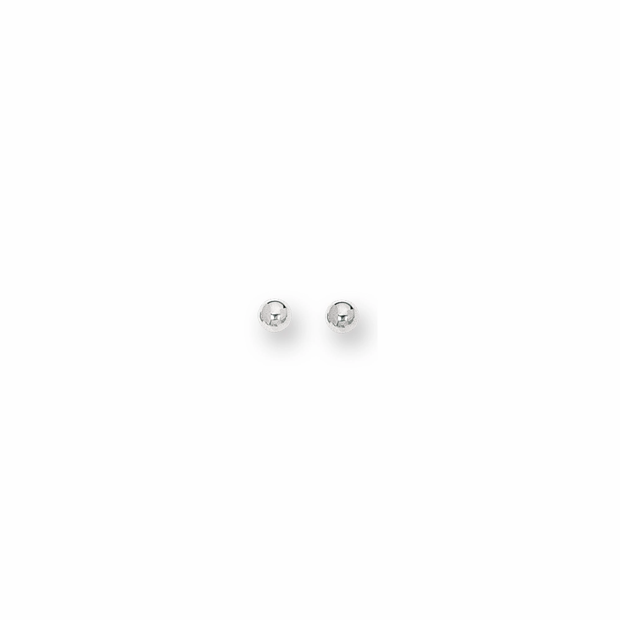 14K Gold Polished 10mm Post Earring