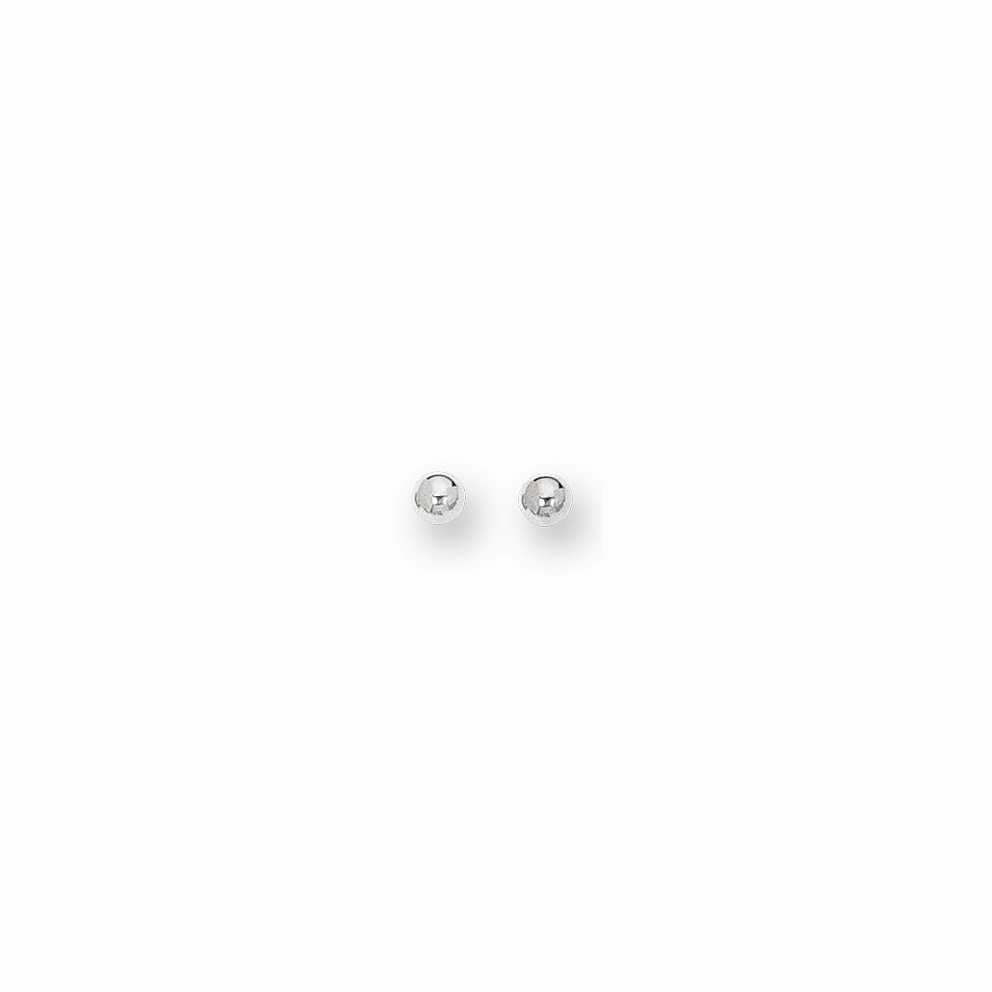 14K Gold Polished 10mm Post Earring