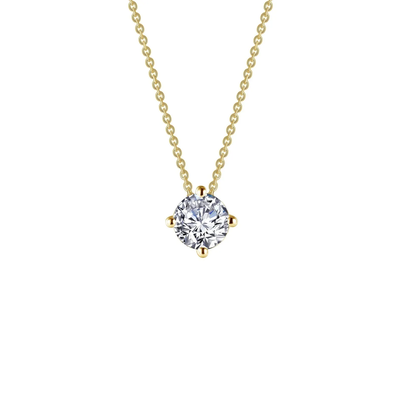1.5 CTW Solitaire Necklace N0175CLG20