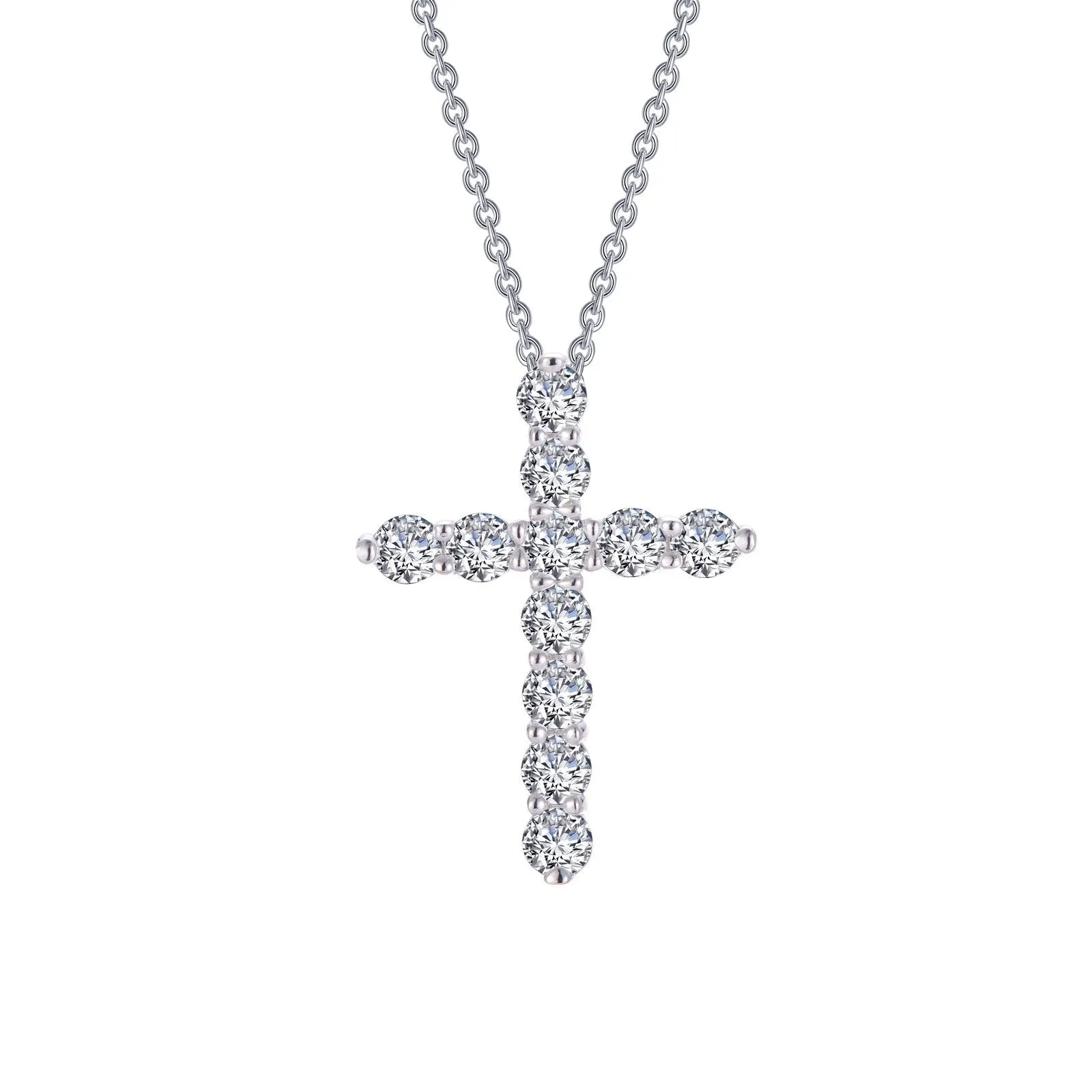 1.87 CTW Cross Necklace P2014CLP18