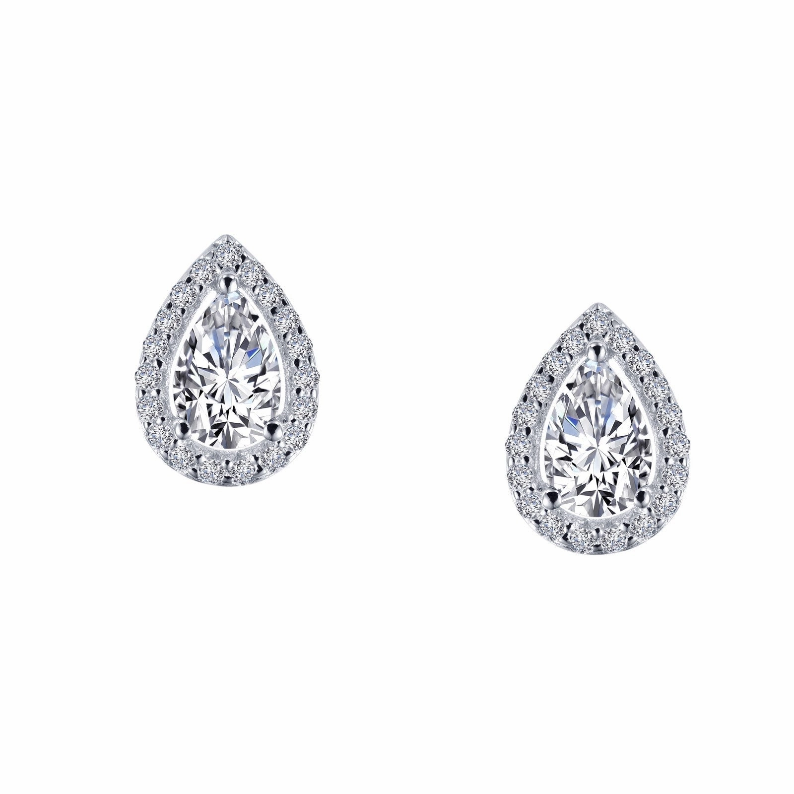 1.16 CTW Halo Stud Earrings E0330CLP00