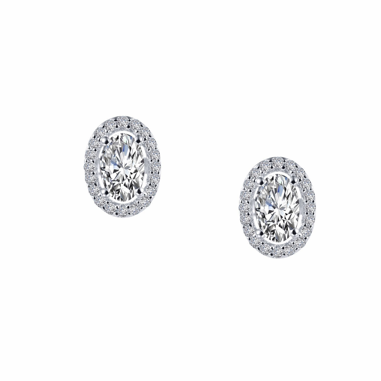 1.26 CTW Halo Stud Earrings E0326CLP00