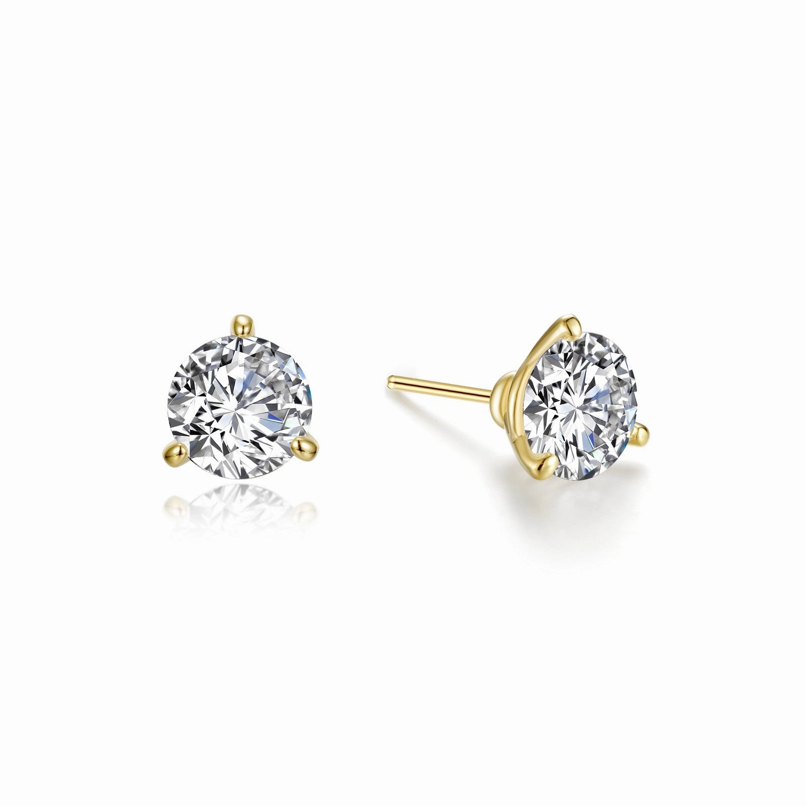 1.5 CTW 3 Prong Stud Earrings E0479CLG00