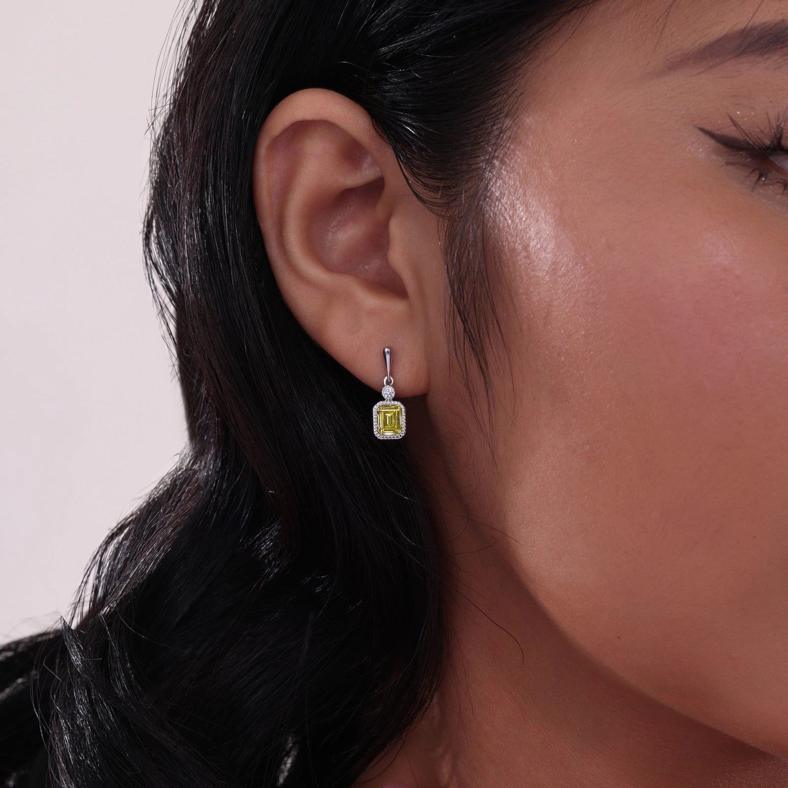1.82 CTW Canary Drop Earrings E0615CAP00