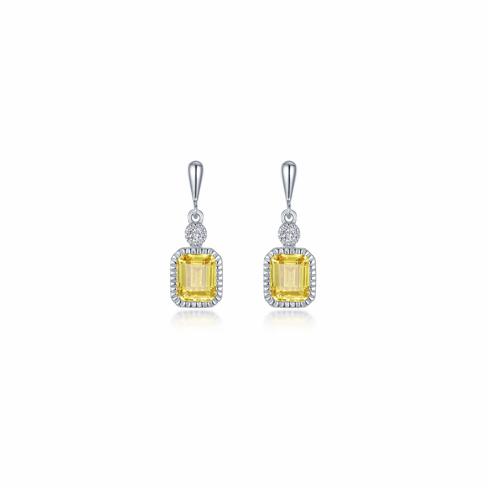1.82 CTW Canary Drop Earrings E0615CAP00