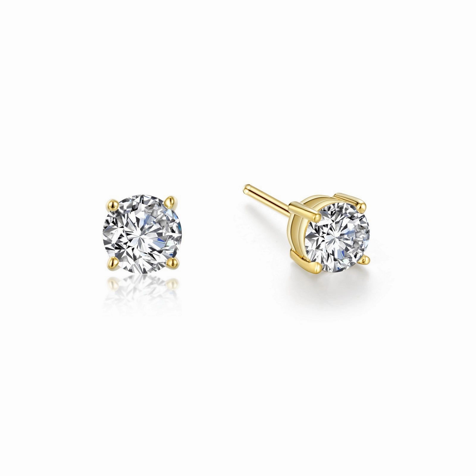 1 CTW 4 Prong Stud Earrings E0107CLG00
