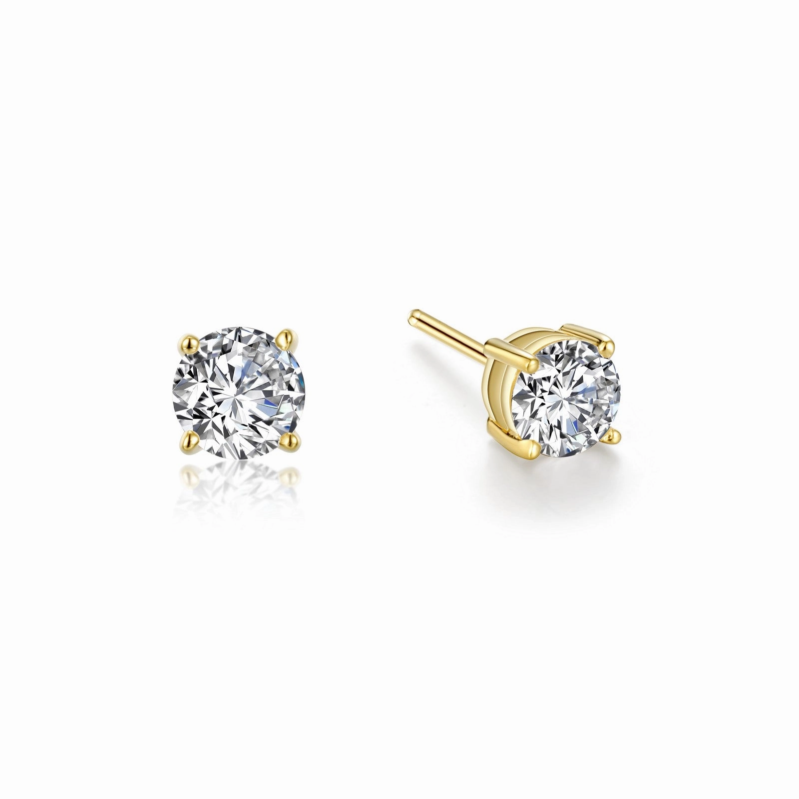 1 CTW 4 Prong Stud Earrings E0107CLP00