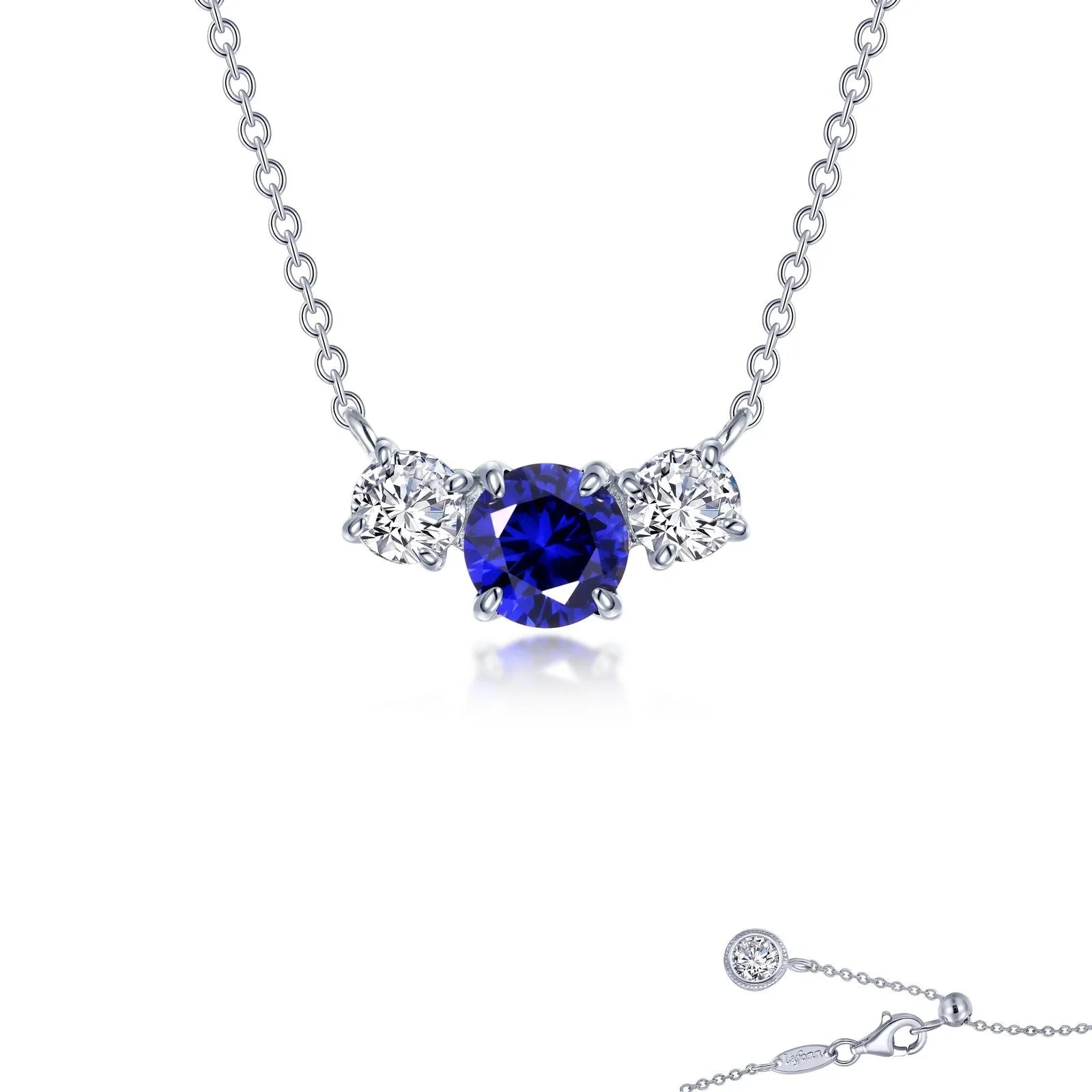 2 CTW Three-Stone Necklace SYN022SP20