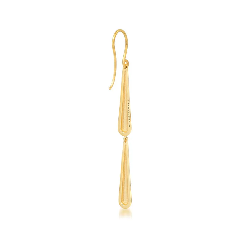 2 Dome Drop Earrings