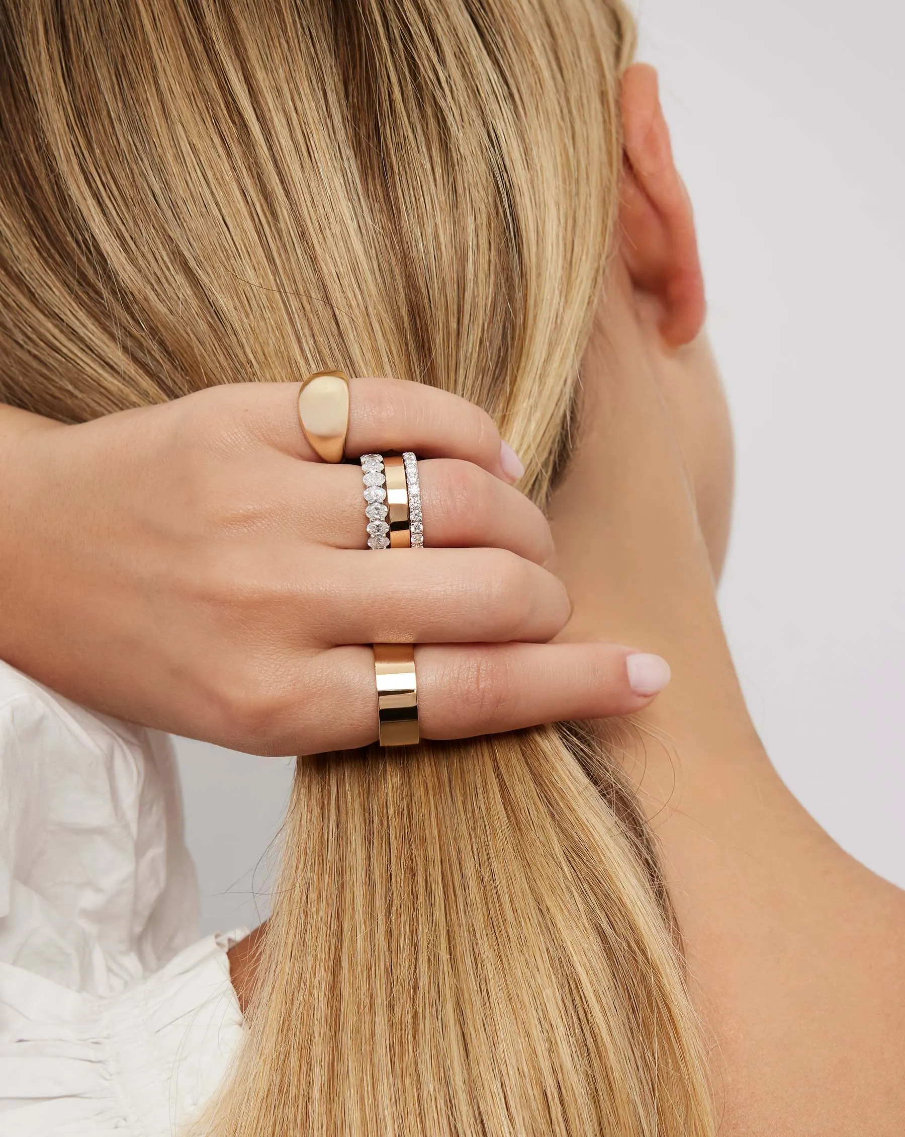 2.5 mm Perfect Pav Diamond Ring