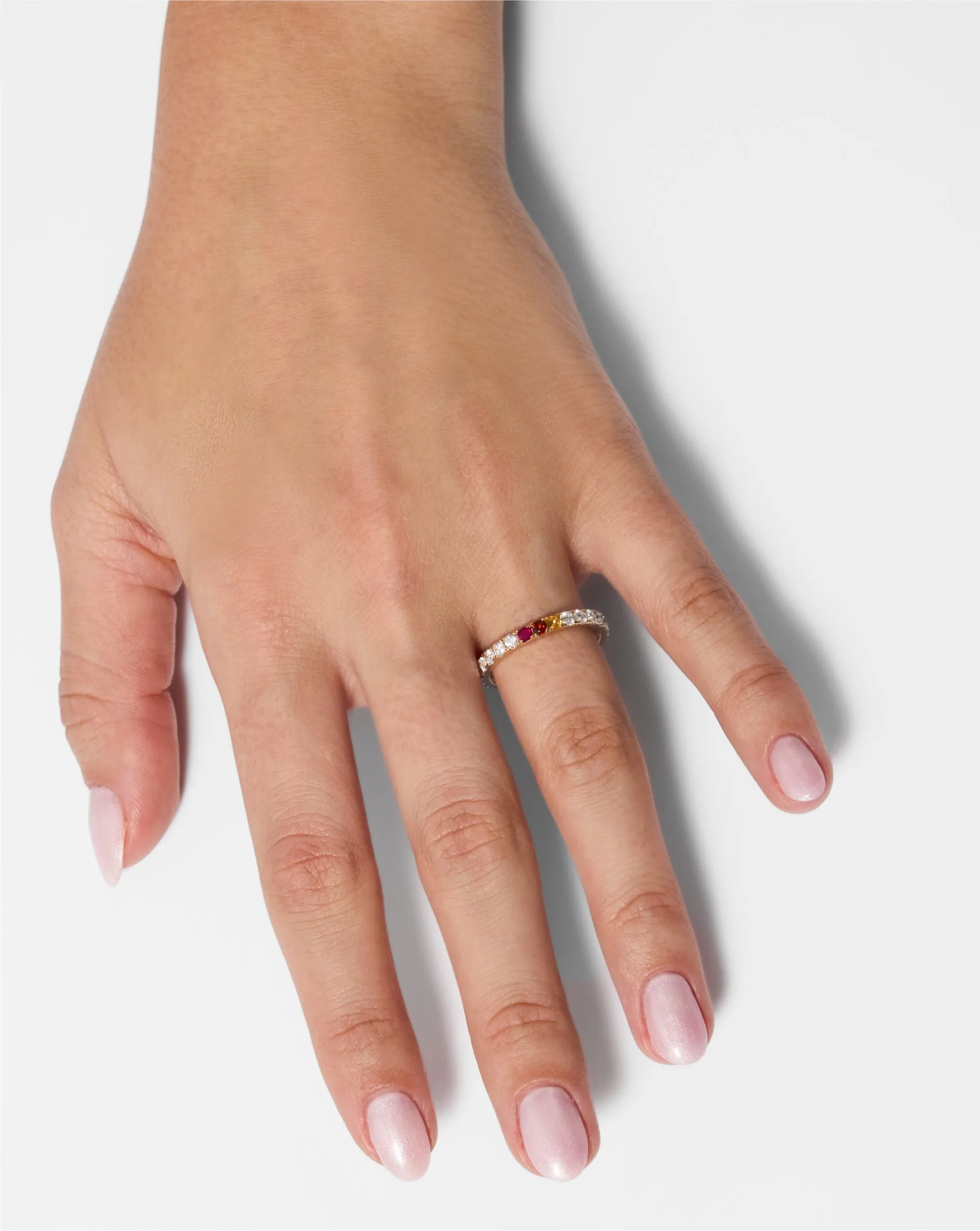 2.5 mm Personalized Perfect Pav Diamond Ring