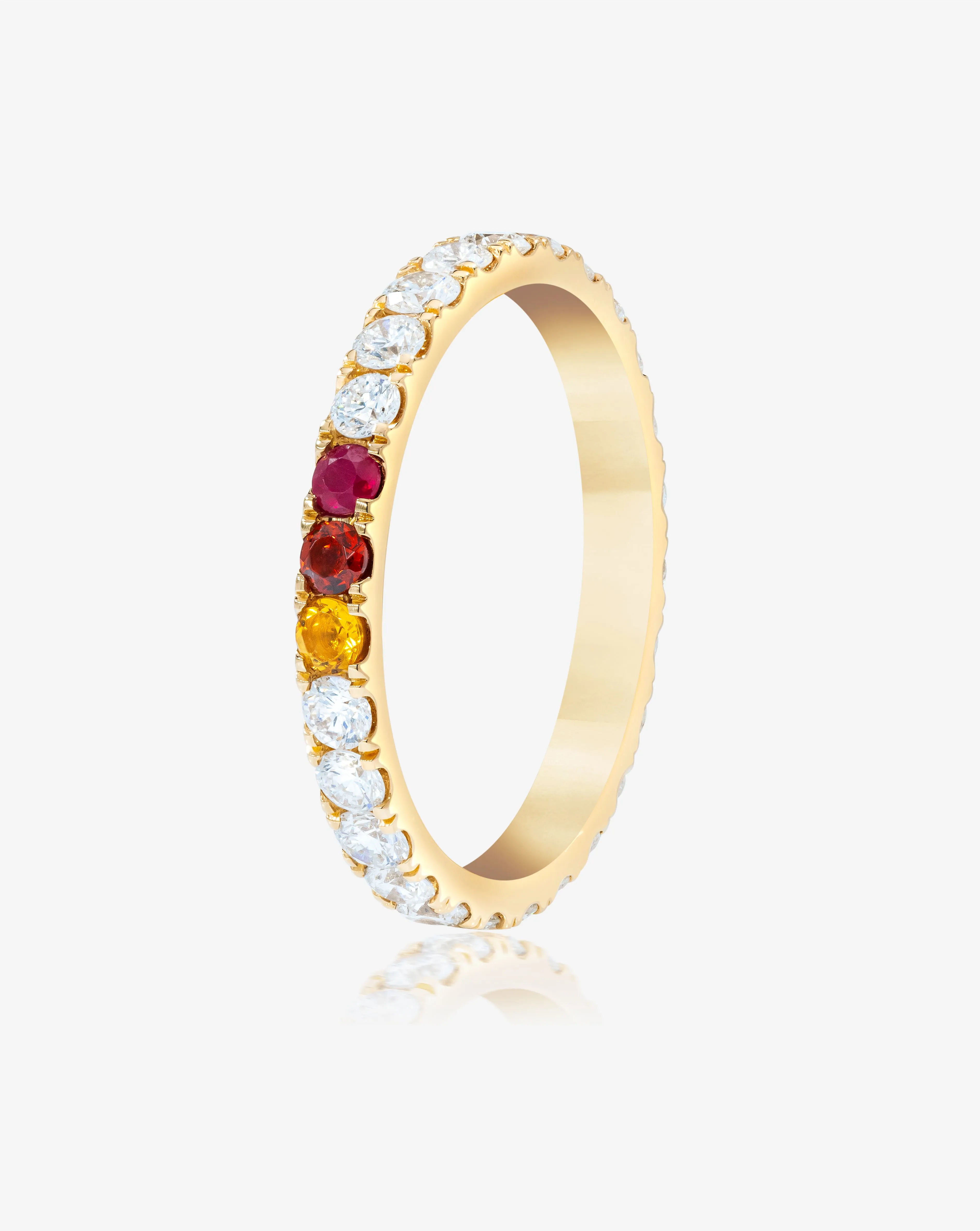2.5 mm Personalized Perfect Pav Diamond Ring
