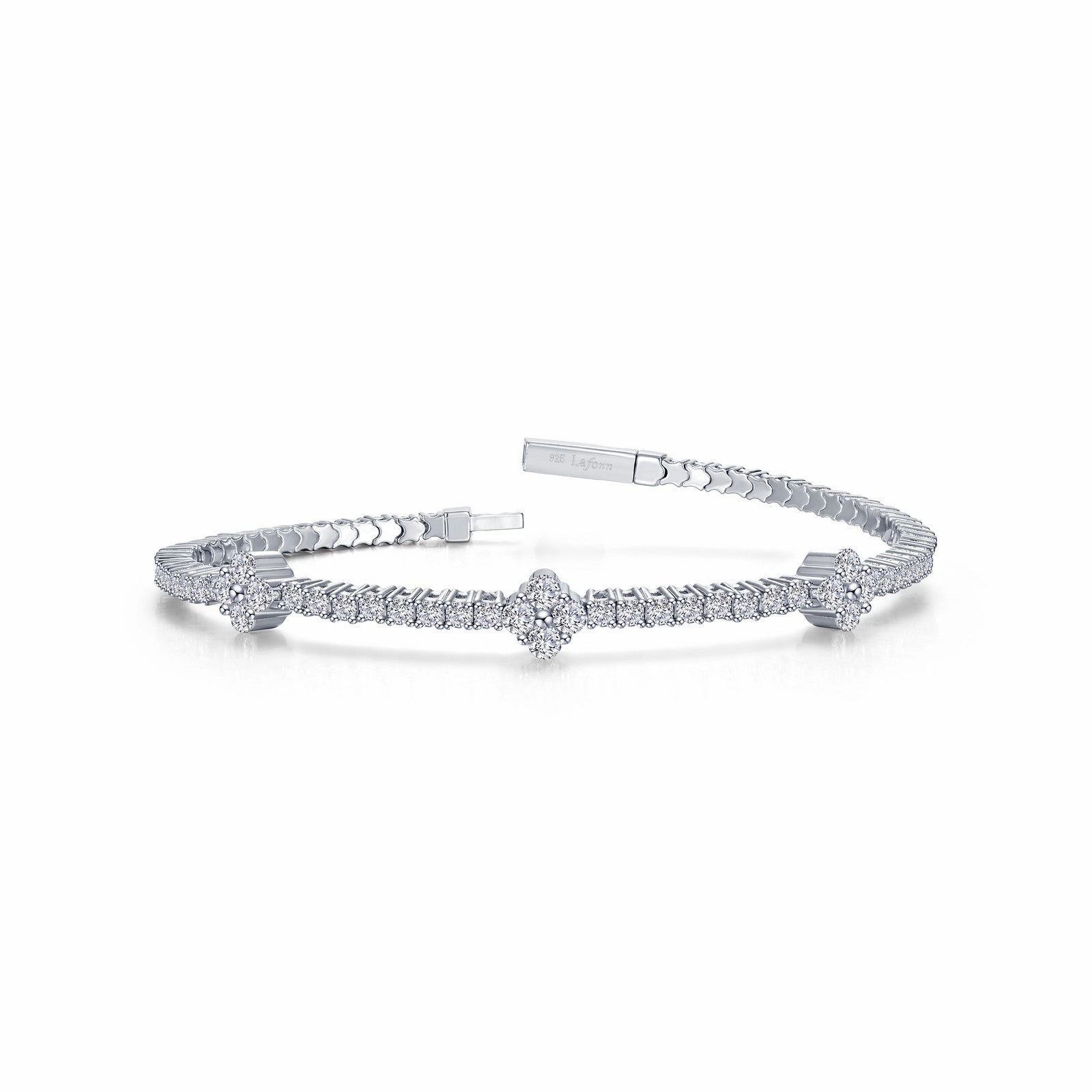 2.45 CTW Station Flexible Tennis Bracelet B0201CLP68