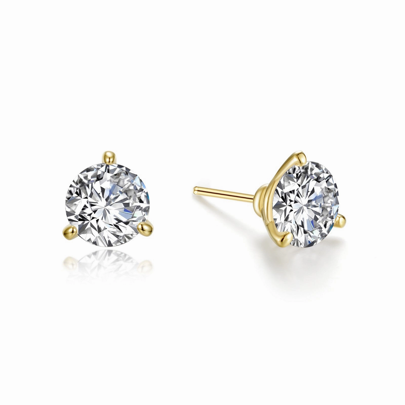 2.5 CTW 3 Prong Stud Earrings E0204CLG00