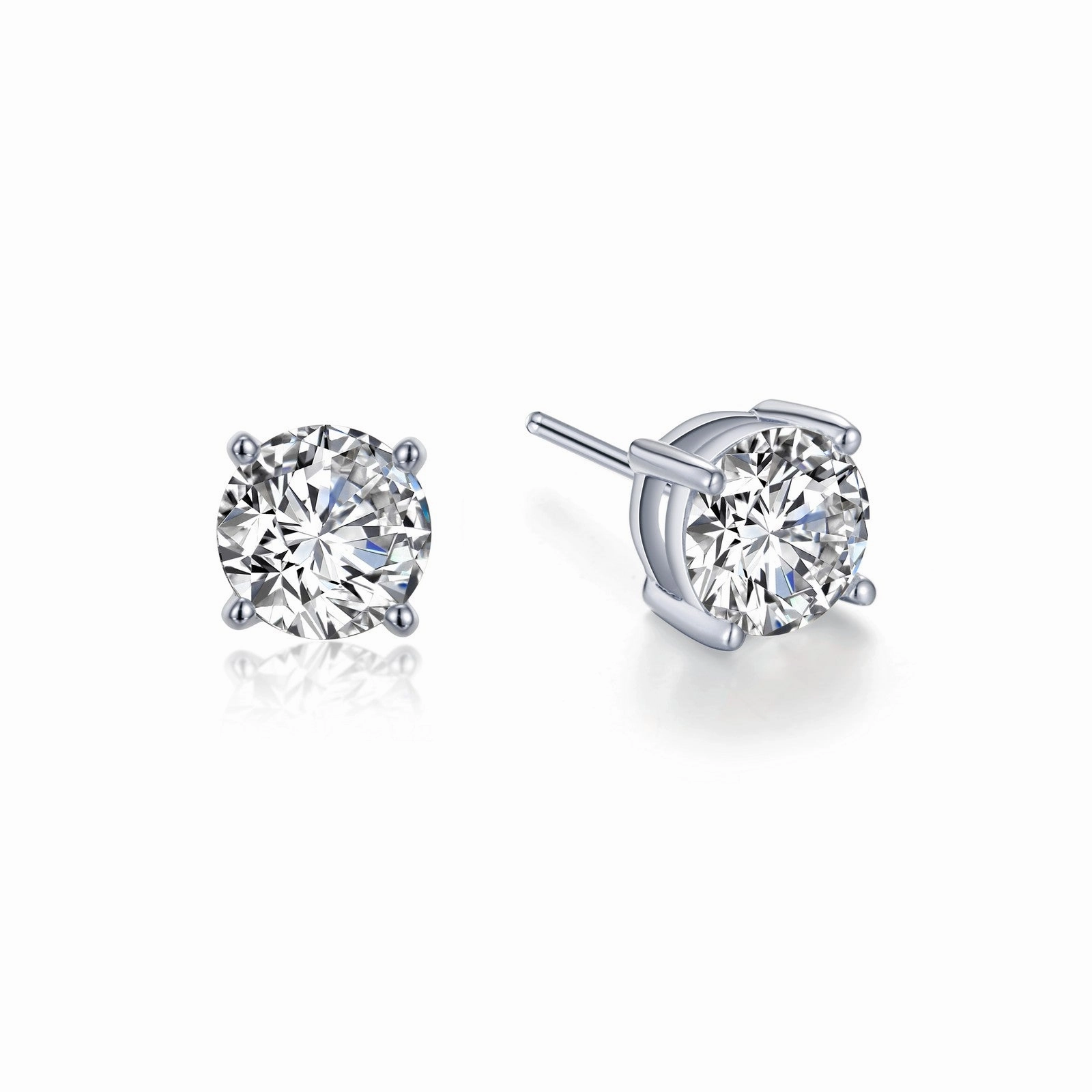 2 CTW 4 Prong Stud Earrings E0180CLP00