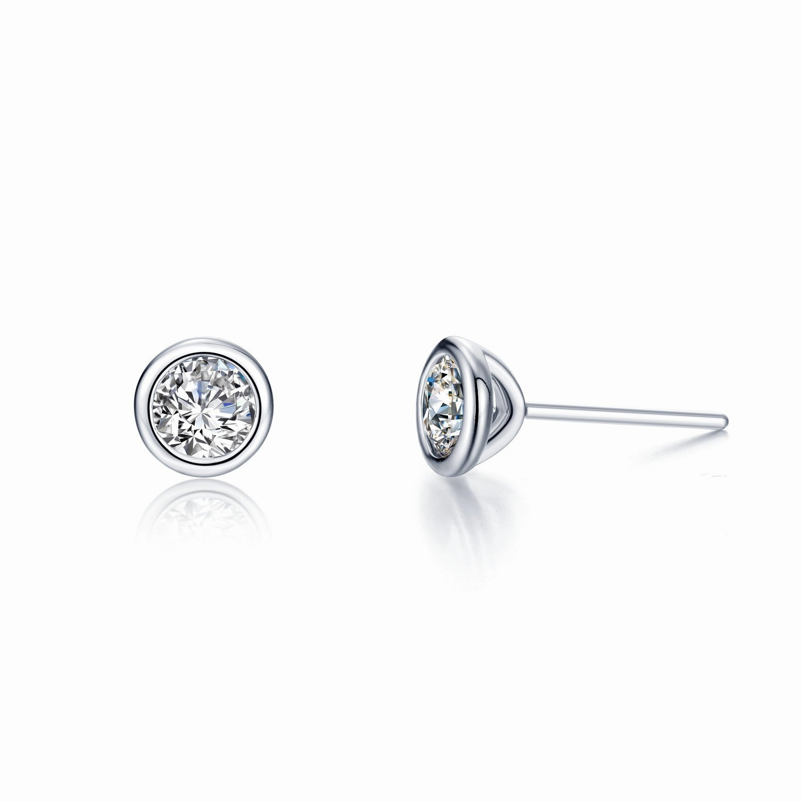 2 CTW Solitaire Stud Earrings E0583CLP00