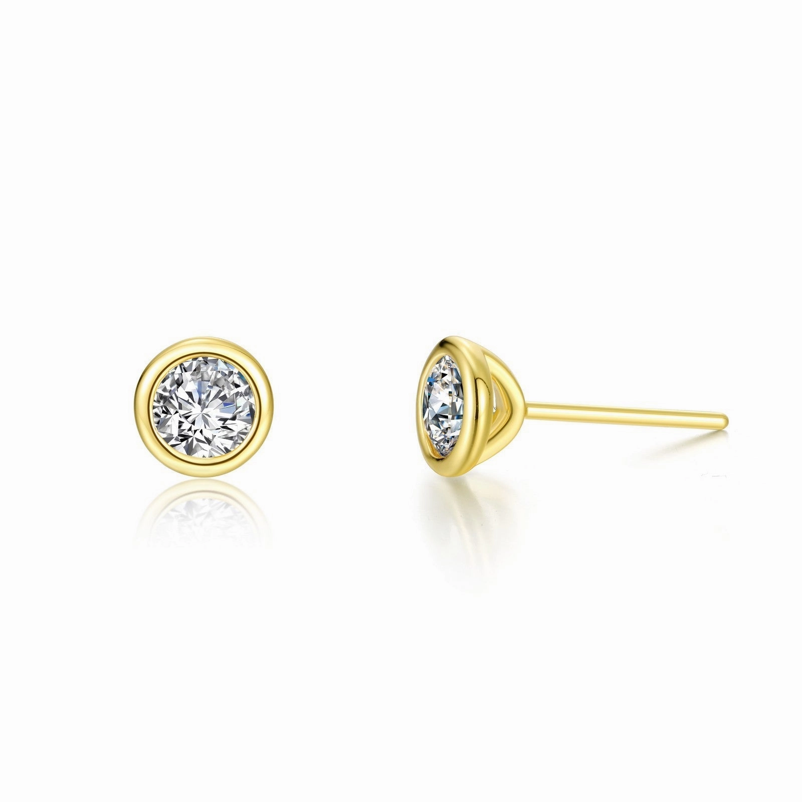 2 CTW Solitaire Stud Earrings E0583CLP00