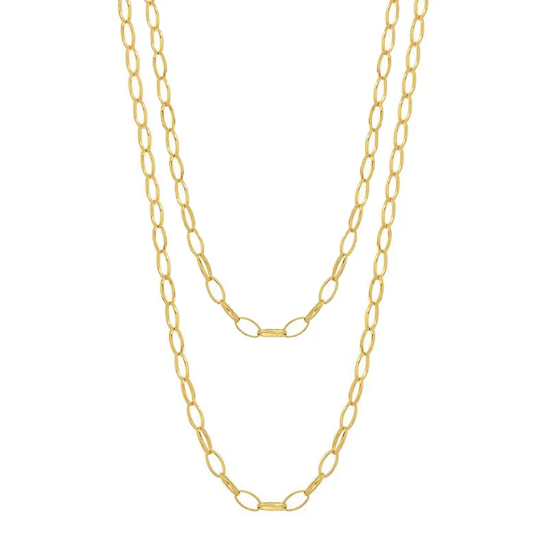 30 Inch Small Edith Link Necklace