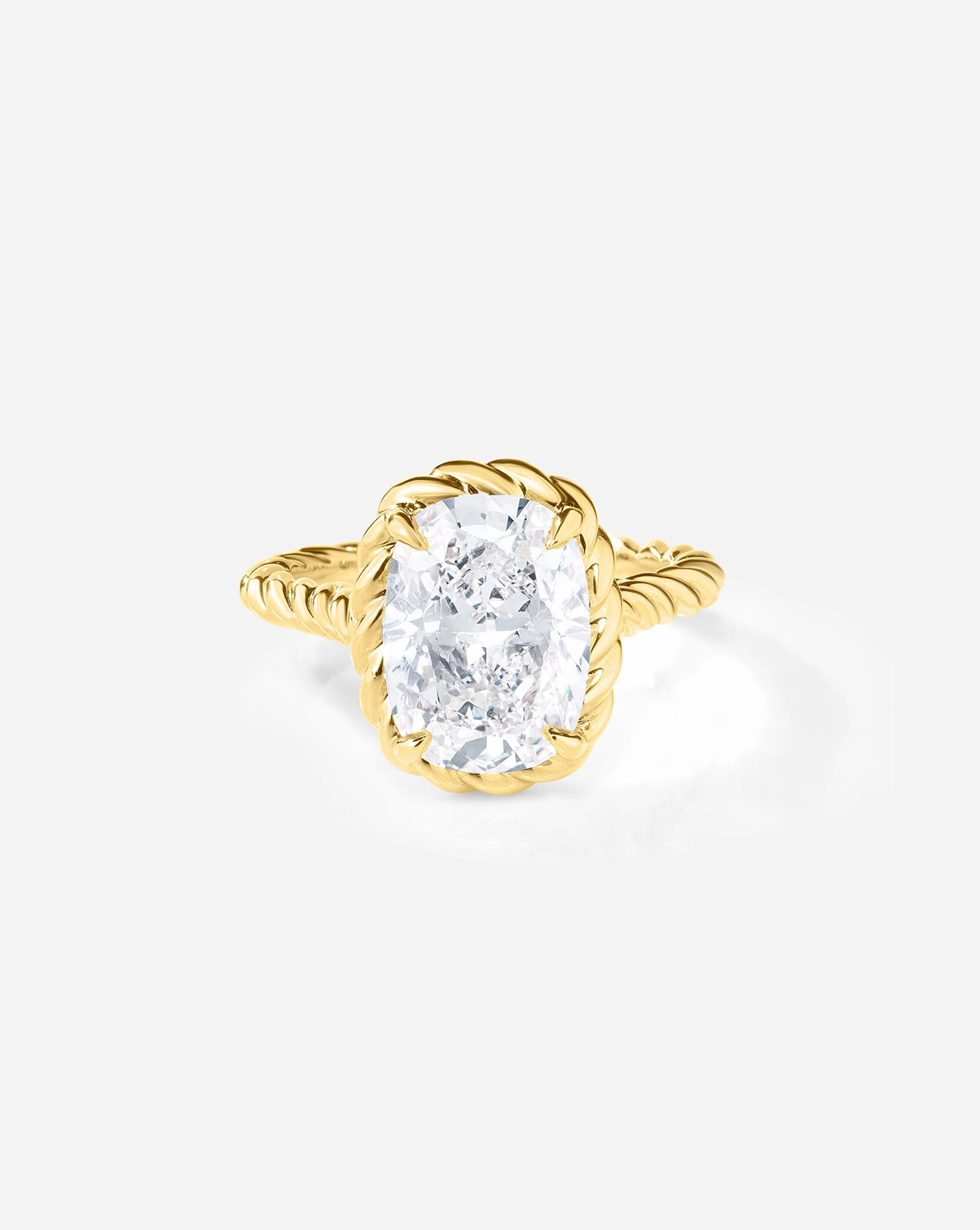 3.01 Cushion Lab Diamond in Twisted Wrap