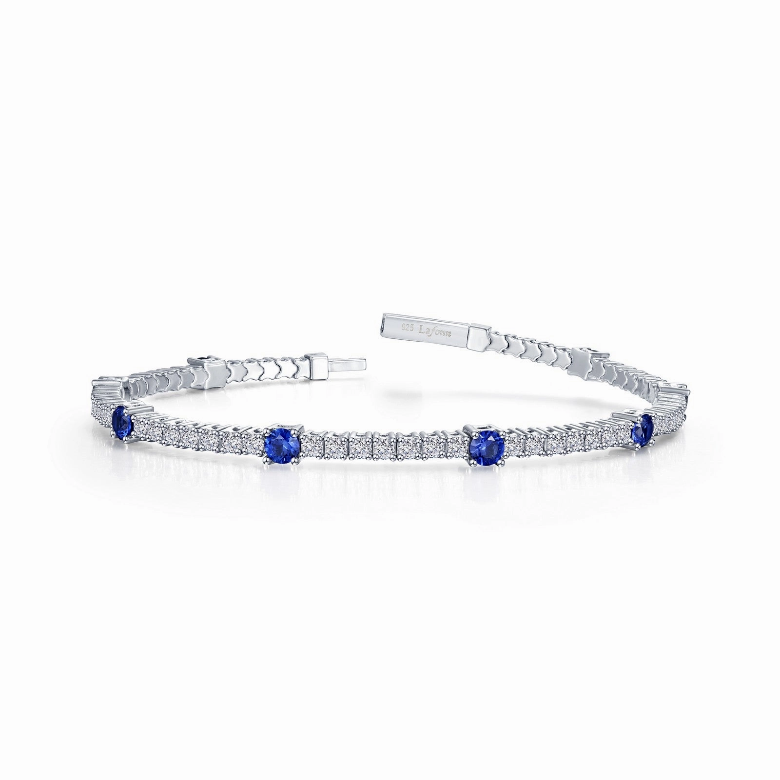 3.25 CTW Station Flexible Tennis Bracelet B0196CLP68