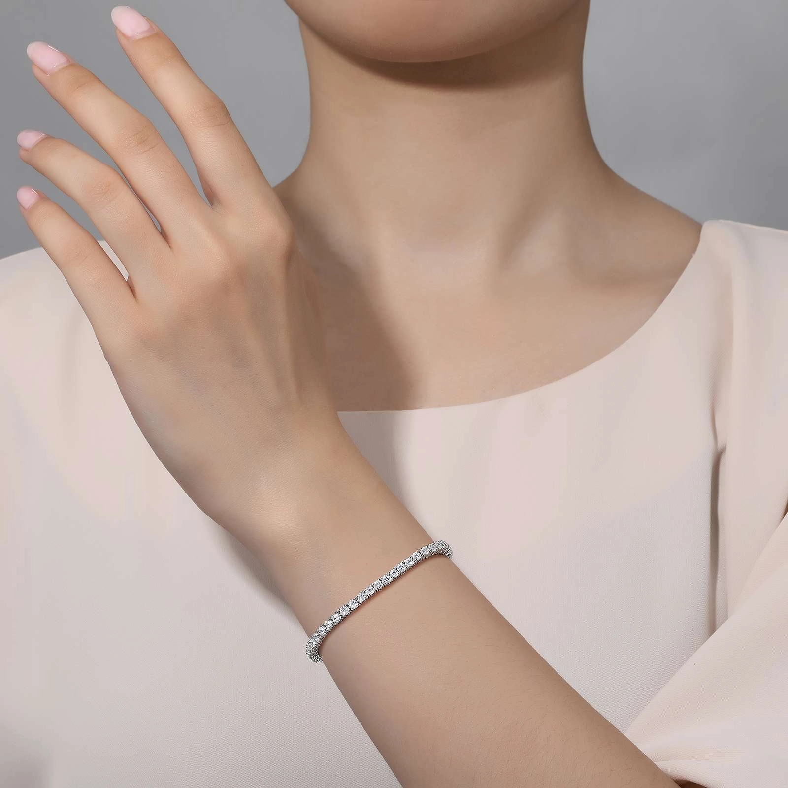 3.5 CTW Classic Tennis Bracelet B3002CLP72