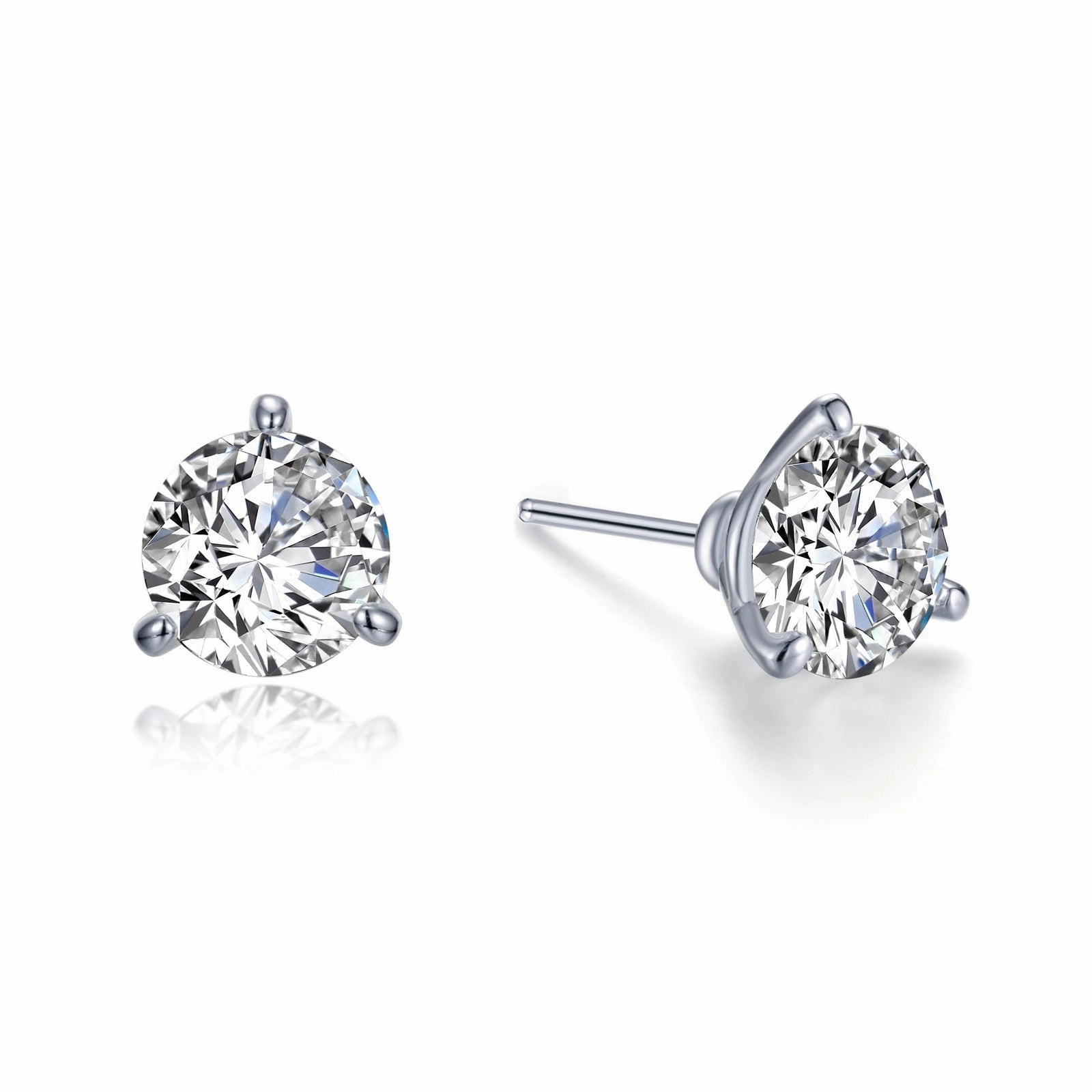 3 CTW Martini Solitaire Stud Earrings E0562CLP00