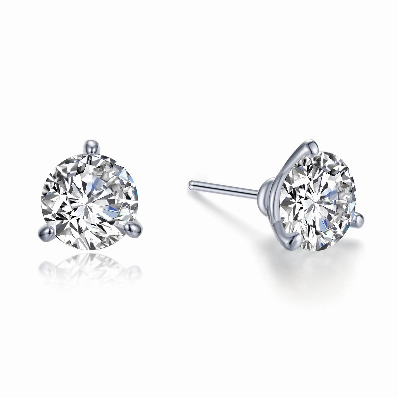 4 CTW 3 Prong Stud Earrings E0207CLP00