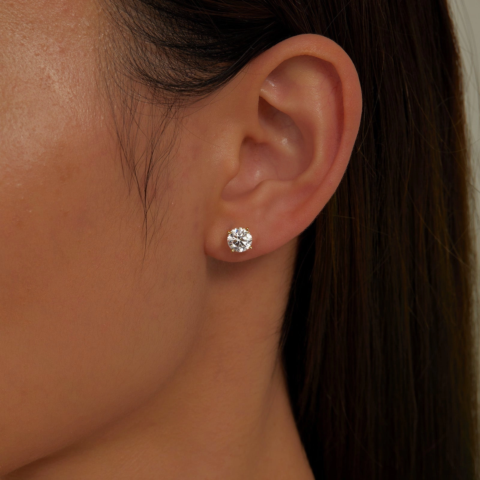 4 CTW 4 Prong Stud Earrings E0110CLG00