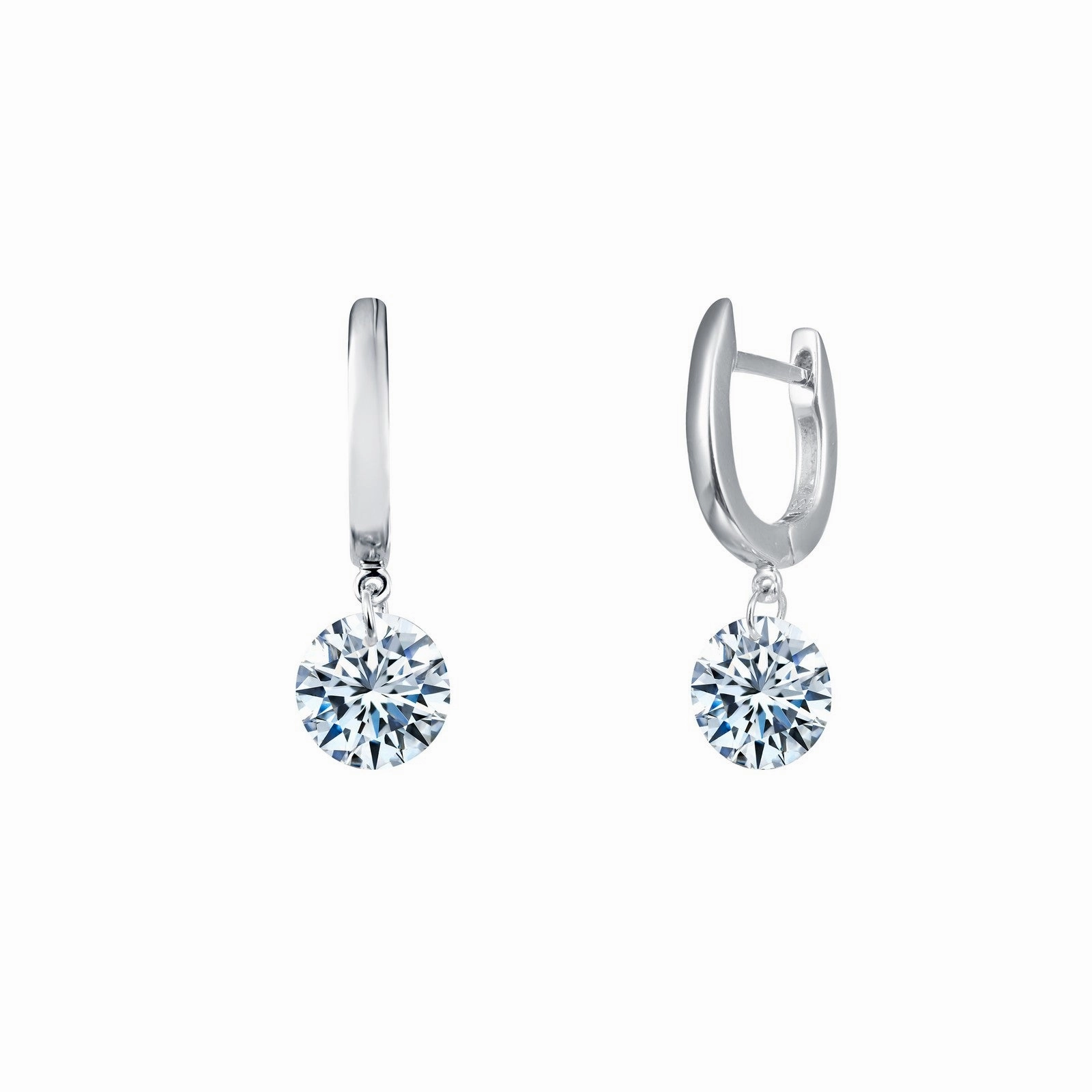 4 CTW Frameless Drop Solitaire Earrings E0271CLP00