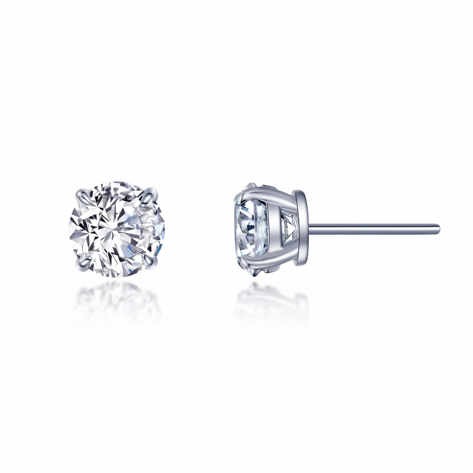 4 CTW Solitaire Stud Earrings E0543CLP00