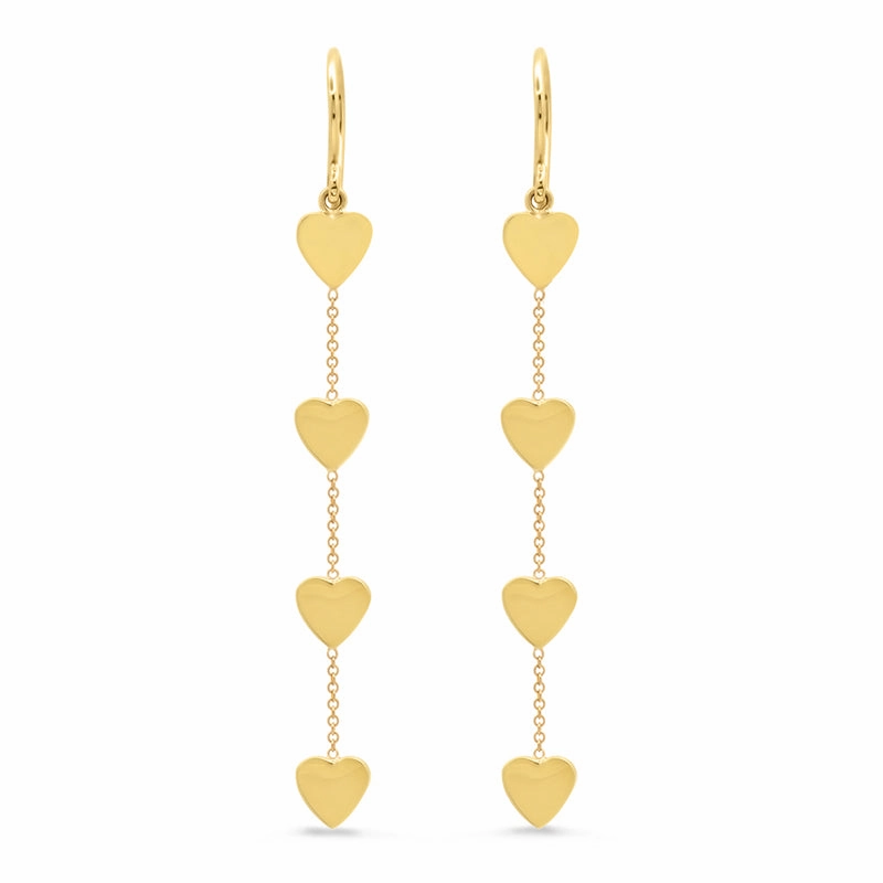 4 Heart By-The-Inch Earrings